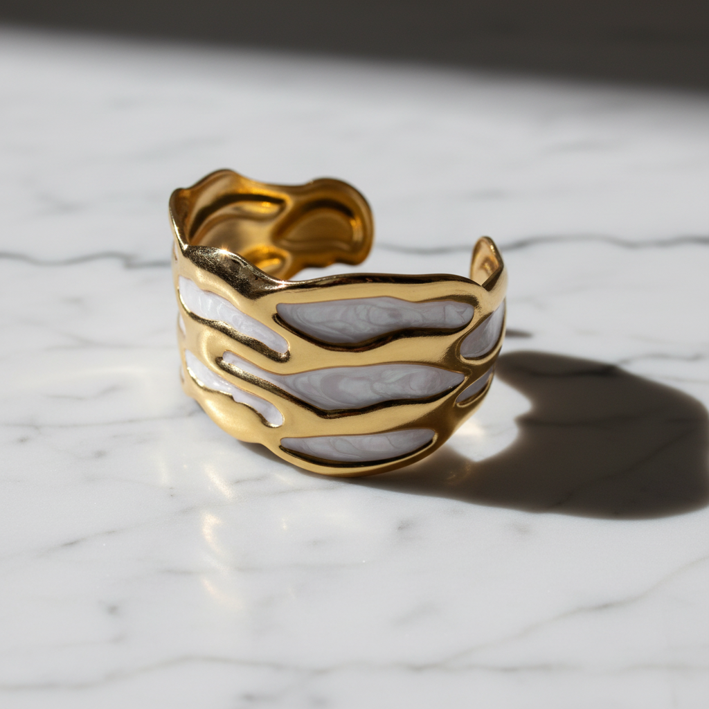 Electroplated Open Bracelet