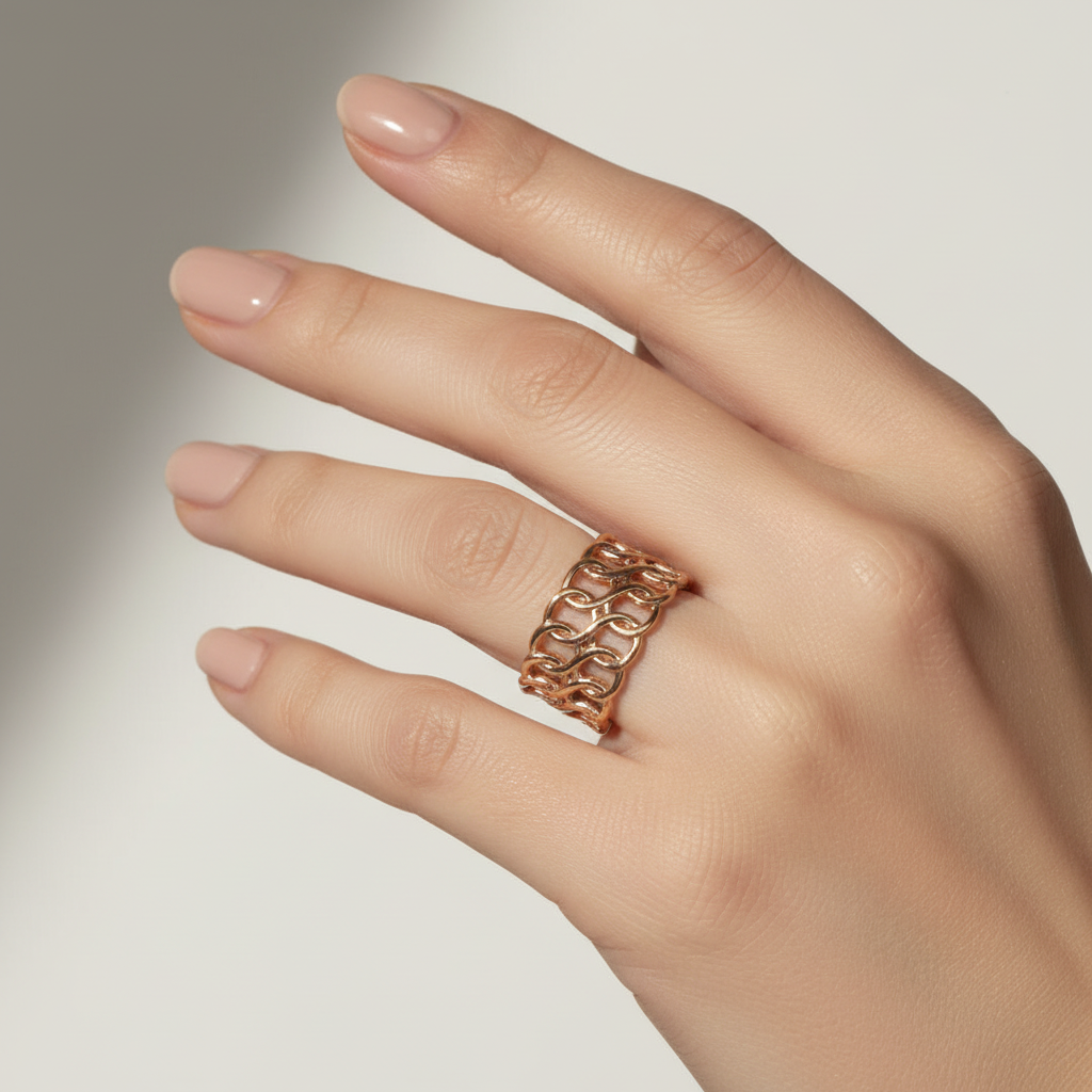 Vintage Cable Style Ring