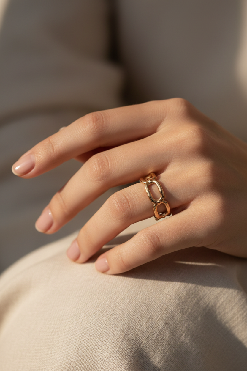 Vintage Cable Style Ring