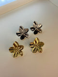 Silver Needle Stud Earrings